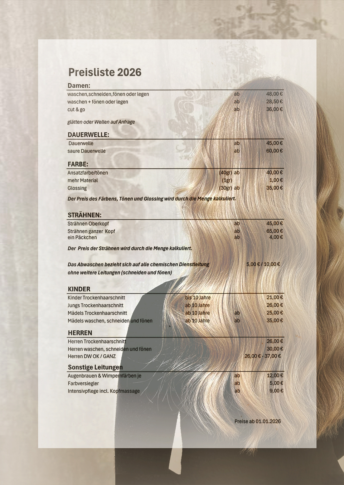 haarbörse friseur salon hennef st augustin buchholz preise